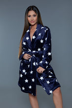 Load image into Gallery viewer, Kaylee Robe Star Print