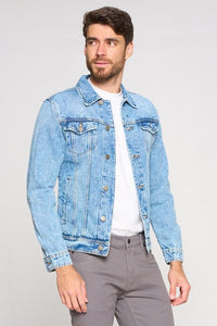 Men's Denim Jacket Light Washed