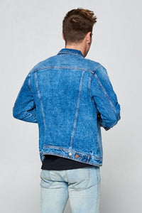 Men's Denim Jacket Medium Washed