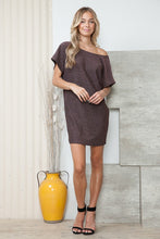 Load image into Gallery viewer, Lurex Low V Back Dress