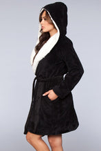 Load image into Gallery viewer, Janet Plush Fleece Color Block Robe