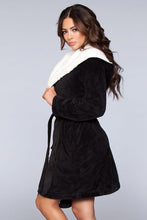 Load image into Gallery viewer, Janet Plush Fleece Color Block Robe