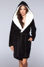 Load image into Gallery viewer, Janet Plush Fleece Color Block Robe
