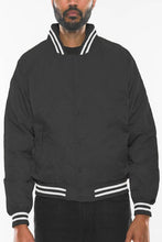 Load image into Gallery viewer, Mens Polyester Windbreaker Winter Bomber Jacket