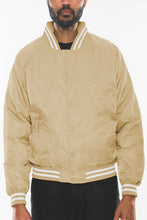 Load image into Gallery viewer, Mens Polyester Windbreaker Winter Bomber Jacket