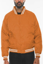 Load image into Gallery viewer, Mens Polyester Windbreaker Winter Bomber Jacket