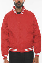 Load image into Gallery viewer, Mens Polyester Windbreaker Winter Bomber Jacket