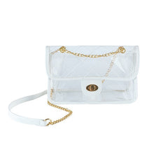 Load image into Gallery viewer, TRENDY  HIGH QUALITY QUILTED CLEAR PVC BAG