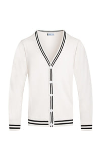 TWO STRIPE CARDIGAN