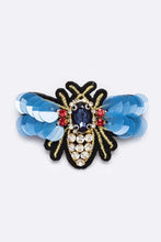Load image into Gallery viewer, Beaded Queen Bee Small Hair Clip