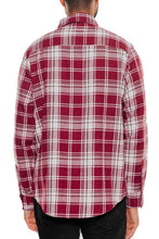 Load image into Gallery viewer, LONG SLEEVE FLANNEL FULL PLAID CHECKERED SHIRT
