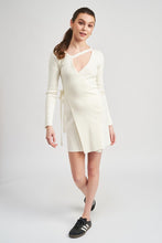 Load image into Gallery viewer, WRAPPED MINI DRESS WITH CUT OUT DETAIL