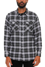 Load image into Gallery viewer, Regular Fit Checker Plaid Flannel Long Sleeve