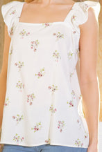 Load image into Gallery viewer, Woven Ruffle Sleeve Top