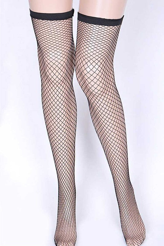 Fishnet Knee High Stocking