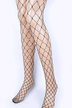 Load image into Gallery viewer, Pearl Accent Fishnet Stocking