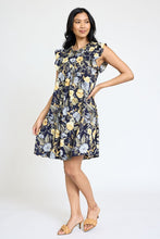 Load image into Gallery viewer, Plus Size Spring Ruffle Hem Shift Dress
