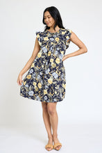 Load image into Gallery viewer, Plus Size Spring Ruffle Hem Shift Dress