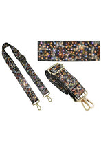 Load image into Gallery viewer, 1.5 Inches Rhinestone Guitar Strap
