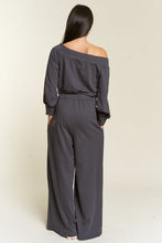 Load image into Gallery viewer, One Shoulders Terry Jumpsuit