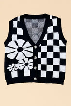Load image into Gallery viewer, Checkered knit vest