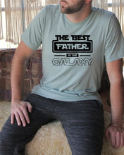 Load image into Gallery viewer, Best Father in the Galaxy Graphic Mens Tee