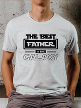 Load image into Gallery viewer, Best Father in the Galaxy Graphic Mens Tee