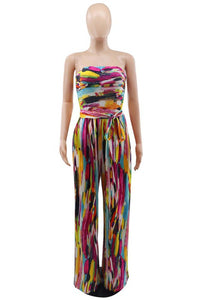 SUMMER HALTER JUMPSUIT