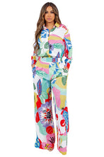 Load image into Gallery viewer, Abstract 2 Piece Pant Set