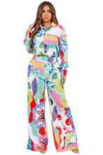 Load image into Gallery viewer, Abstract 2 Piece Pant Set