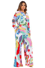 Load image into Gallery viewer, Abstract 2 Piece Pant Set