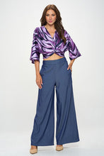Load image into Gallery viewer, Tencel Straight Leg Pants with Side Pockets