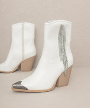 Load image into Gallery viewer, Rhinestone Fringe Boots