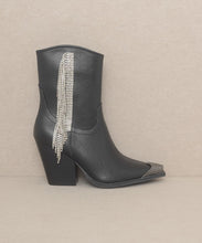 Load image into Gallery viewer, Rhinestone Fringe Boots