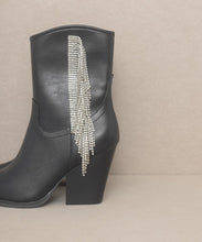 Load image into Gallery viewer, Rhinestone Fringe Boots