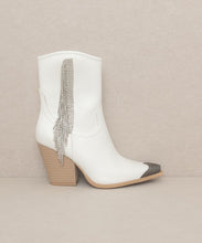 Load image into Gallery viewer, Rhinestone Fringe Boots