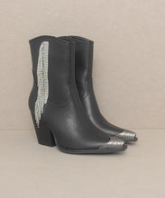 Load image into Gallery viewer, Rhinestone Fringe Boots