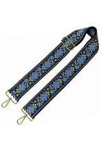 Load image into Gallery viewer, 2 inch Wide Flower Tribal Pattern Guitar Strap