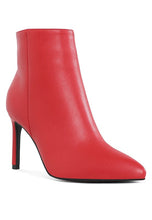 Load image into Gallery viewer, Tatria Textured Stiletto Heel Ankle Boots