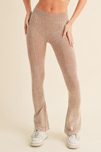 Load image into Gallery viewer, Women&#39;s Stone Washed Ribbed Yoga Pants