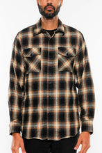 Load image into Gallery viewer, FULL PLAID CHECKERED FLANNEL LONG SLEEVE