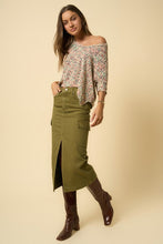 Load image into Gallery viewer, COLOR CARGO MIDI SKIRT