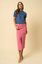 Load image into Gallery viewer, COLOR CARGO MIDI SKIRT