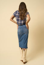 Load image into Gallery viewer, FRONT SLIT MIDI SKIRT