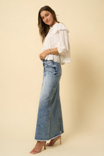Load image into Gallery viewer, HIGH RISE FLARED MAXI SKIRT