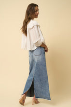 Load image into Gallery viewer, HIGH RISE FLARED MAXI SKIRT