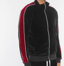 Load image into Gallery viewer, MENS VELOUR TRACK JACKET AND TRACK PANT SET