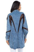 Load image into Gallery viewer, SEXY FASHION DENIM SHIRT JACKET