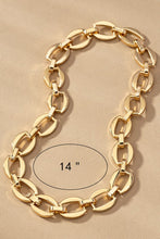 Load image into Gallery viewer, unique brass chunky chain necklace