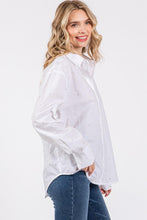 Load image into Gallery viewer, Rhinestone Button Up Shirt